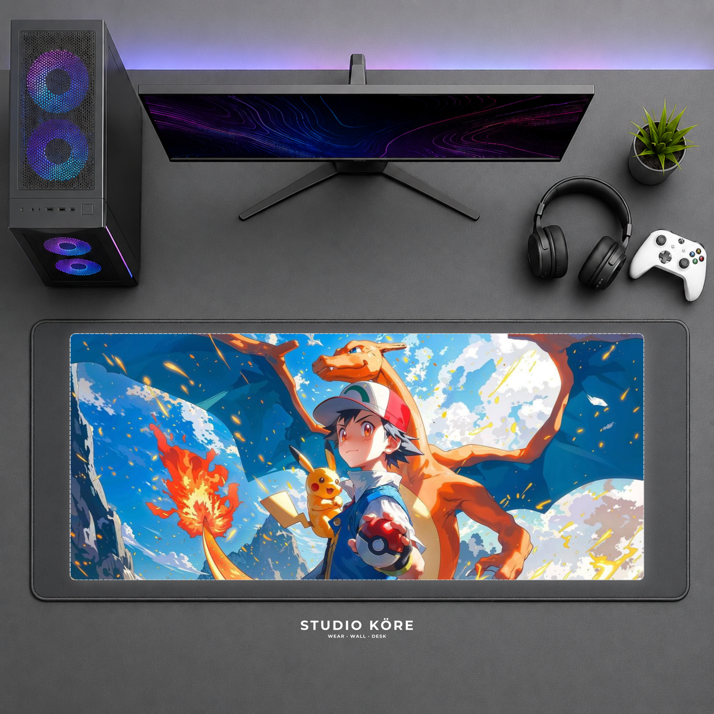 Mousepad Gamer XL Pokémon Diseño 1