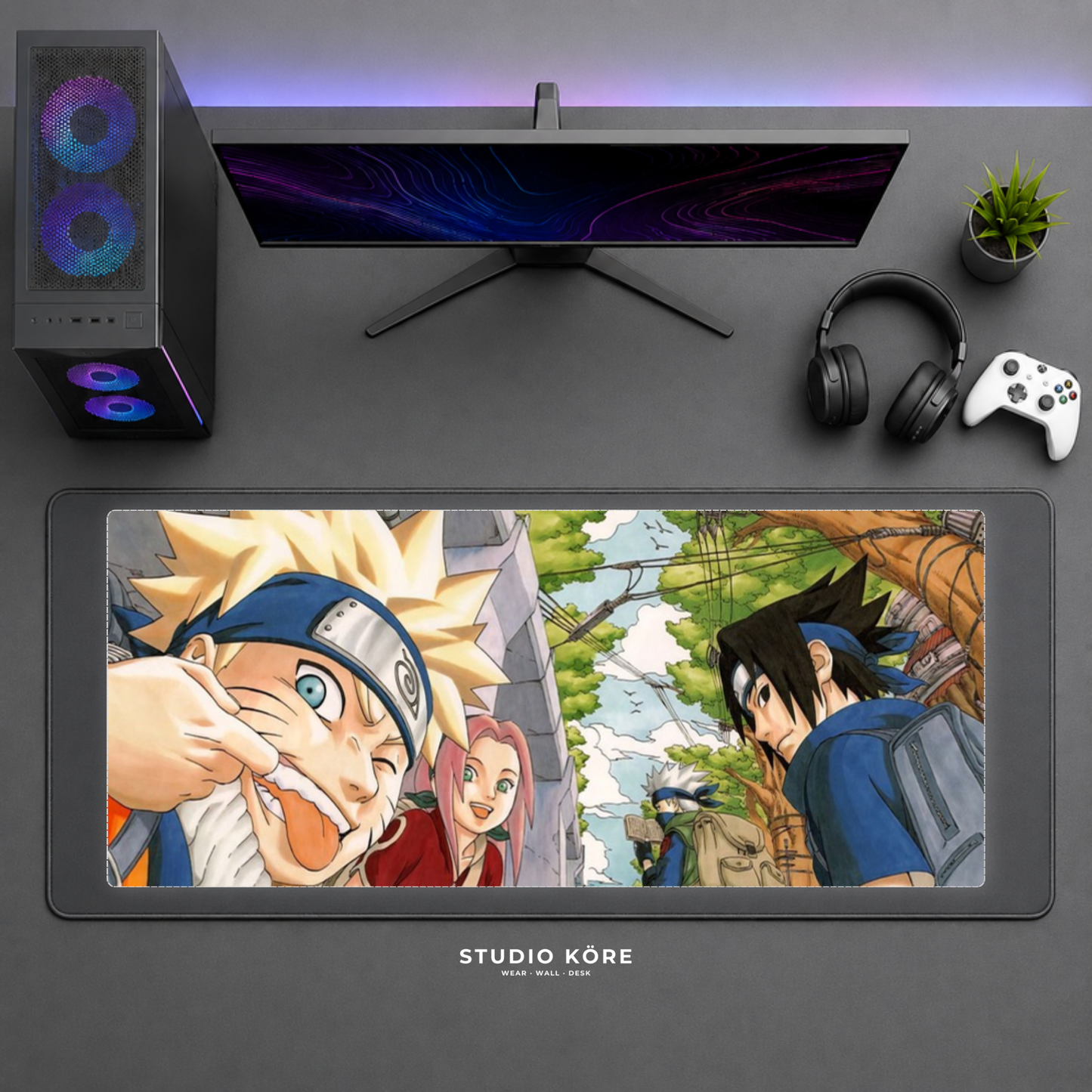 Mousepad Gamer XL Naruto diseño 1