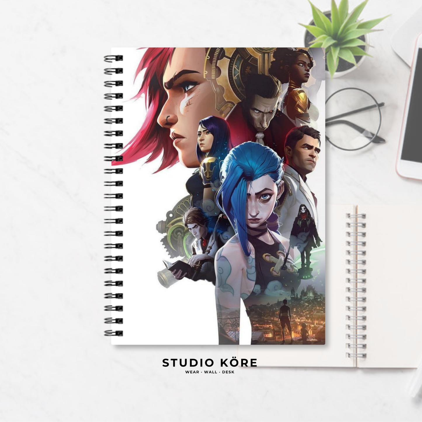 Agenda Gamer League of Legends Arcane Diseño 2
