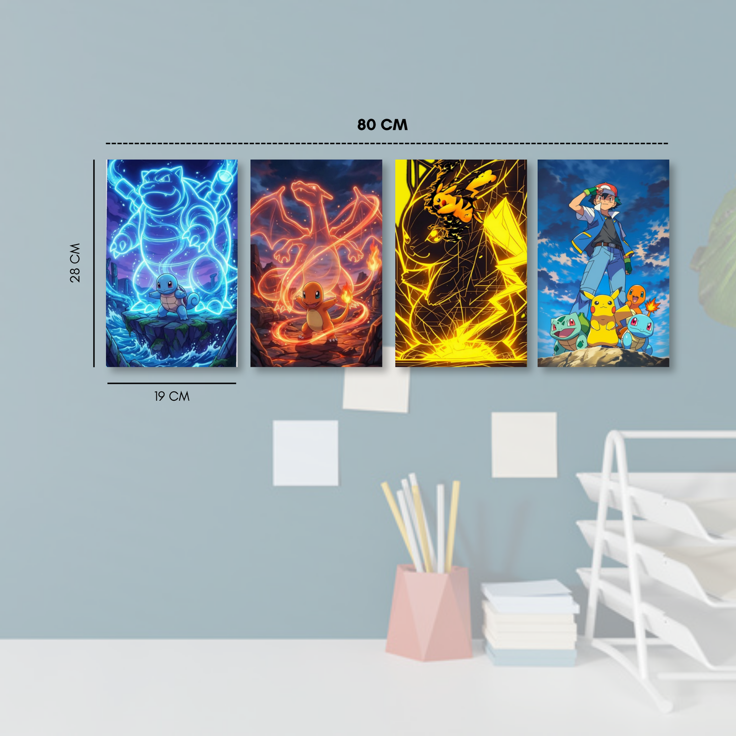 Cuadro Decorativo MDF Pokémon diseño 2