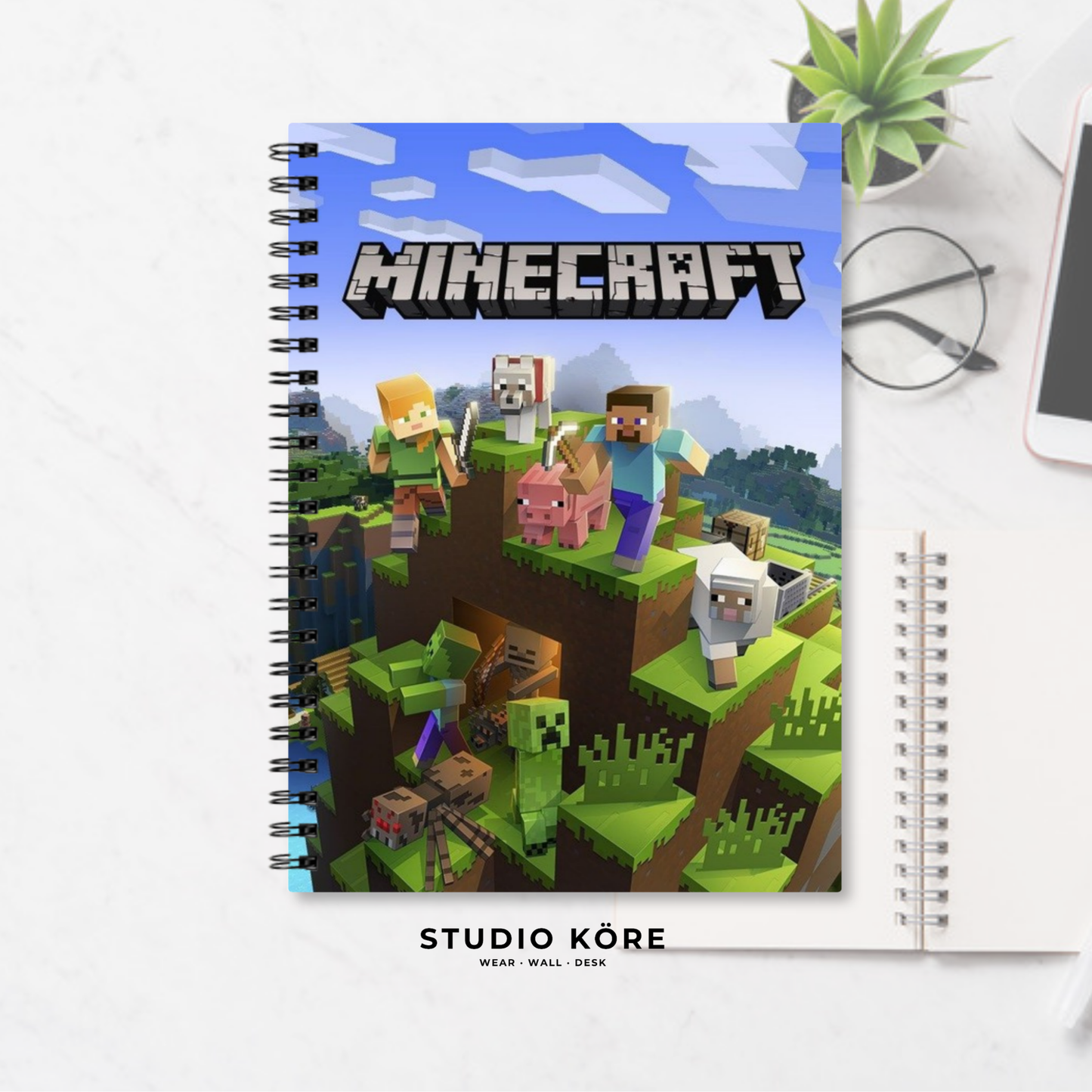 Agenda Gamer Minecraft Diseño 3