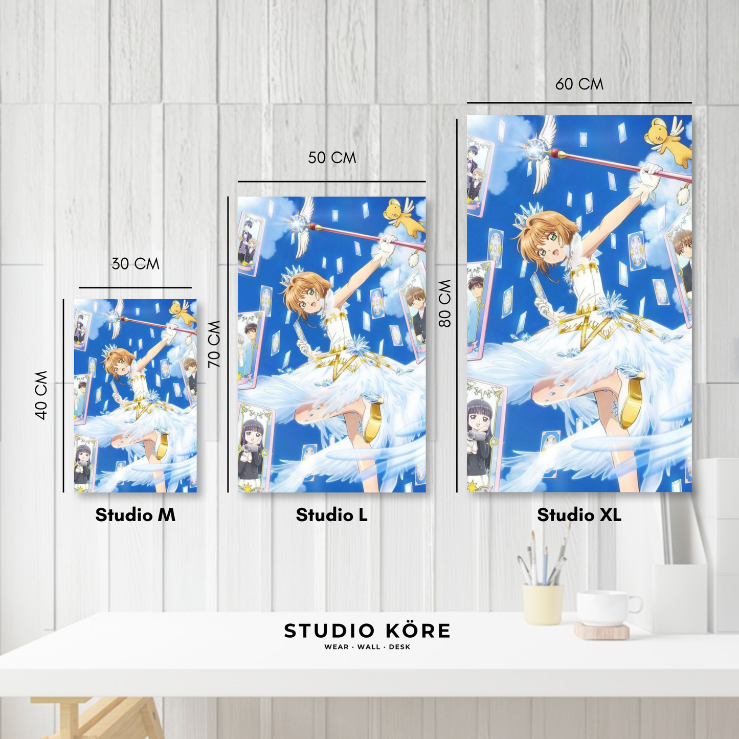 Cuadro decorativo vinilo adhesivo Cardcaptor Sakura diseño 3