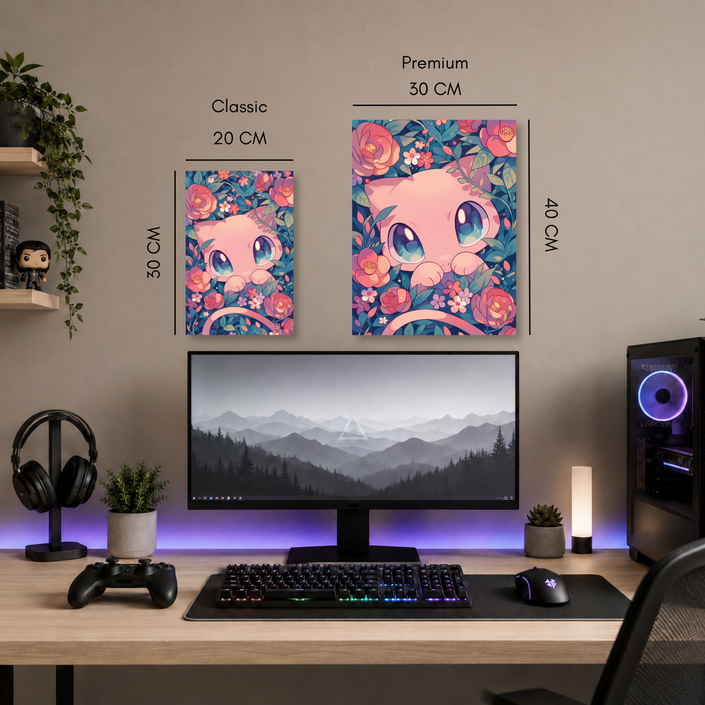 Poster Metalizado Pokémon Diseño 4