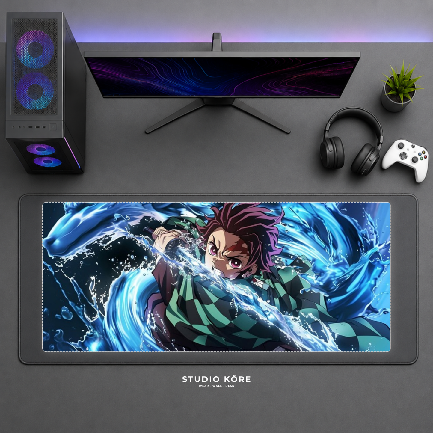 Mousepad Gamer XL Demon Slayer diseño 5