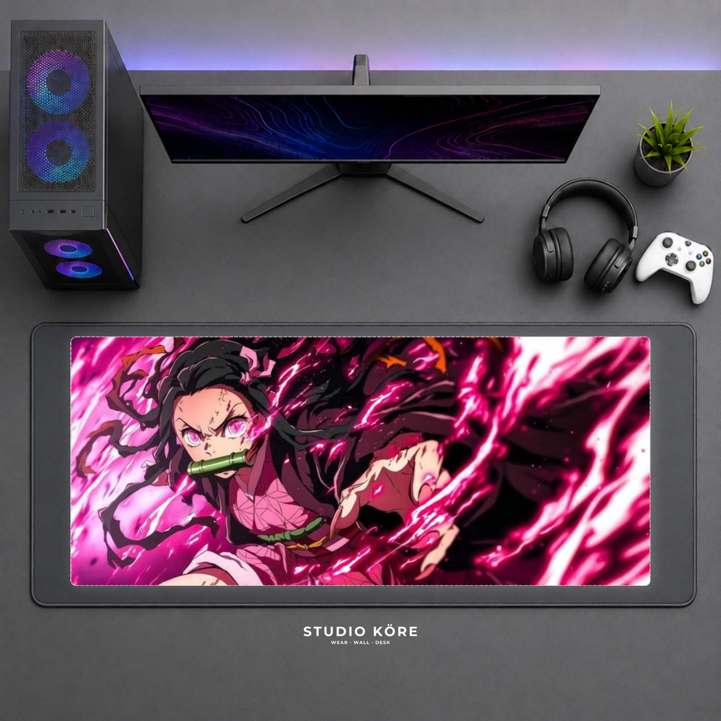 Mousepad Gamer XL Demon Slayer diseño 6