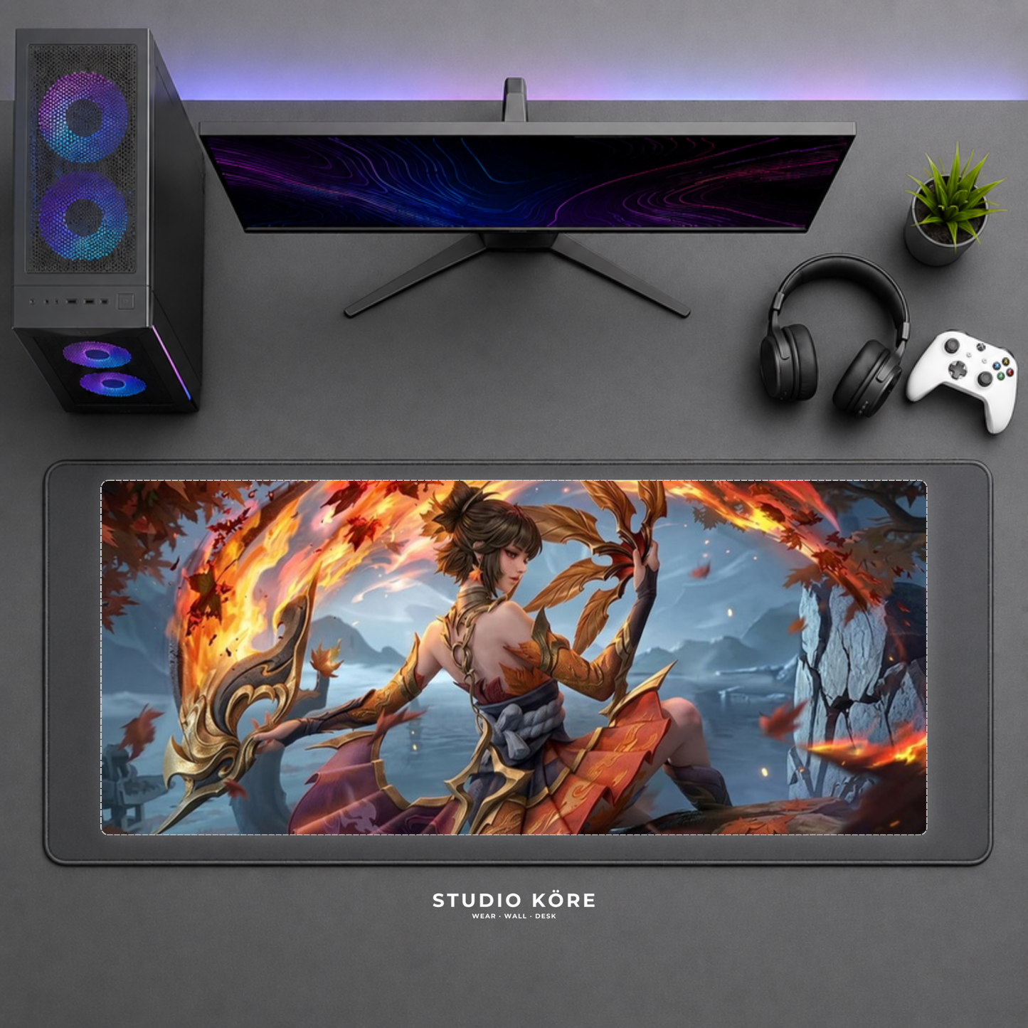 Mousepad Gamer League of Legends Arcane Diseño 7