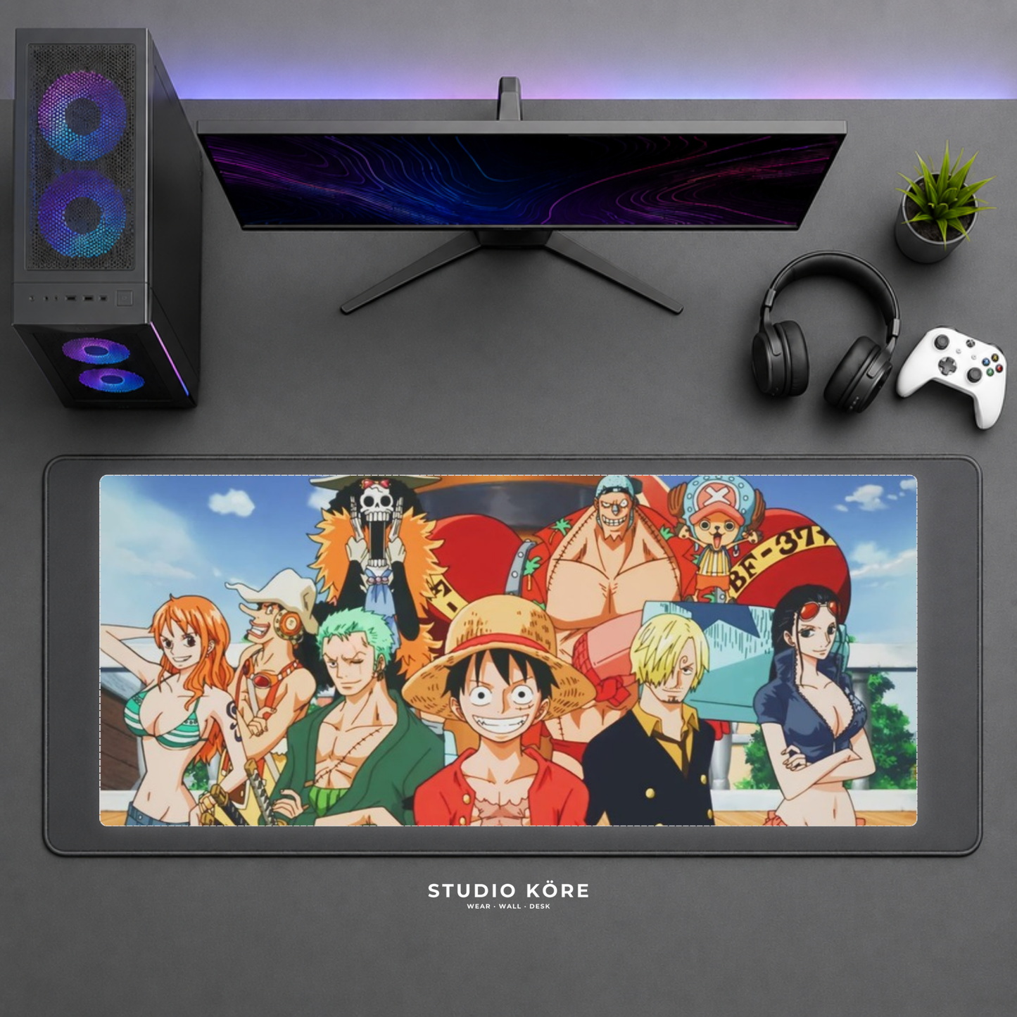 Mousepad Gamer XL One Piece diseño 9