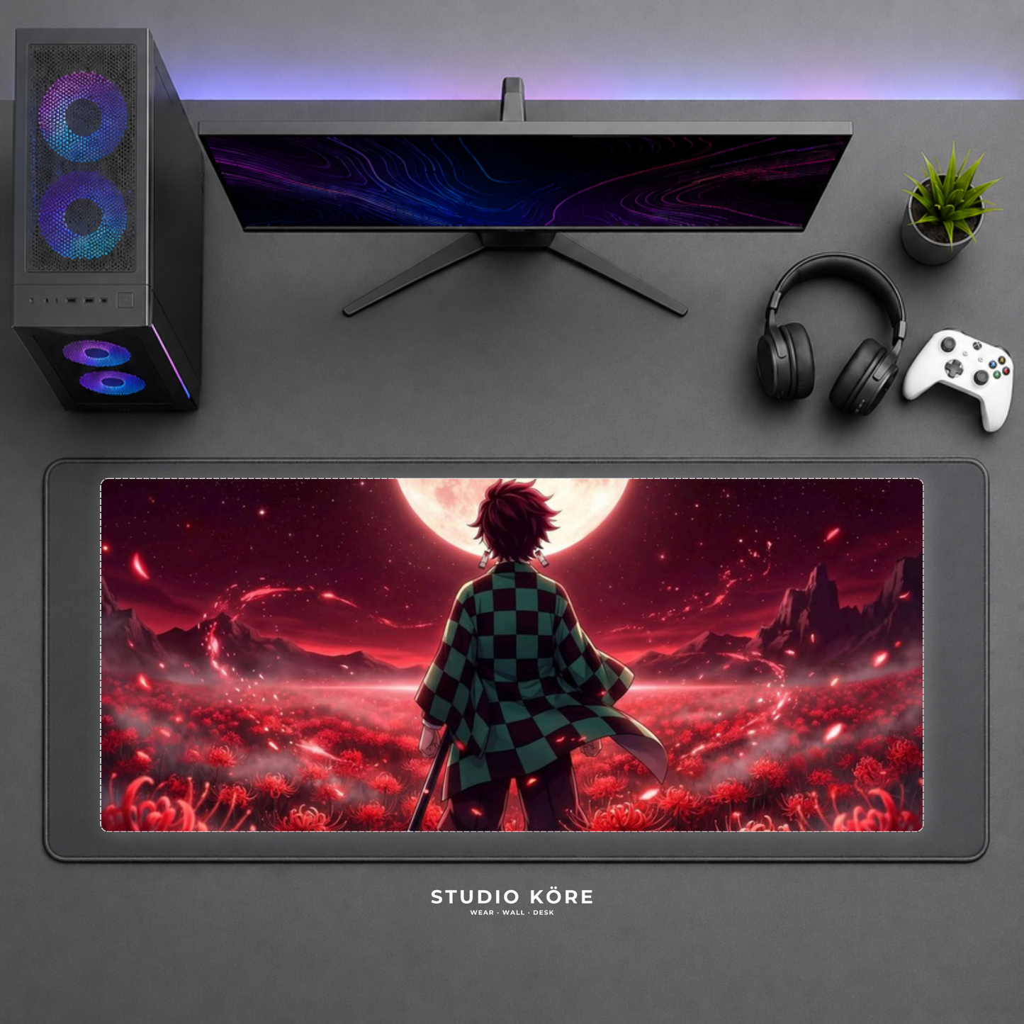 Mousepad Gamer XL Demon Slayer diseño 12
