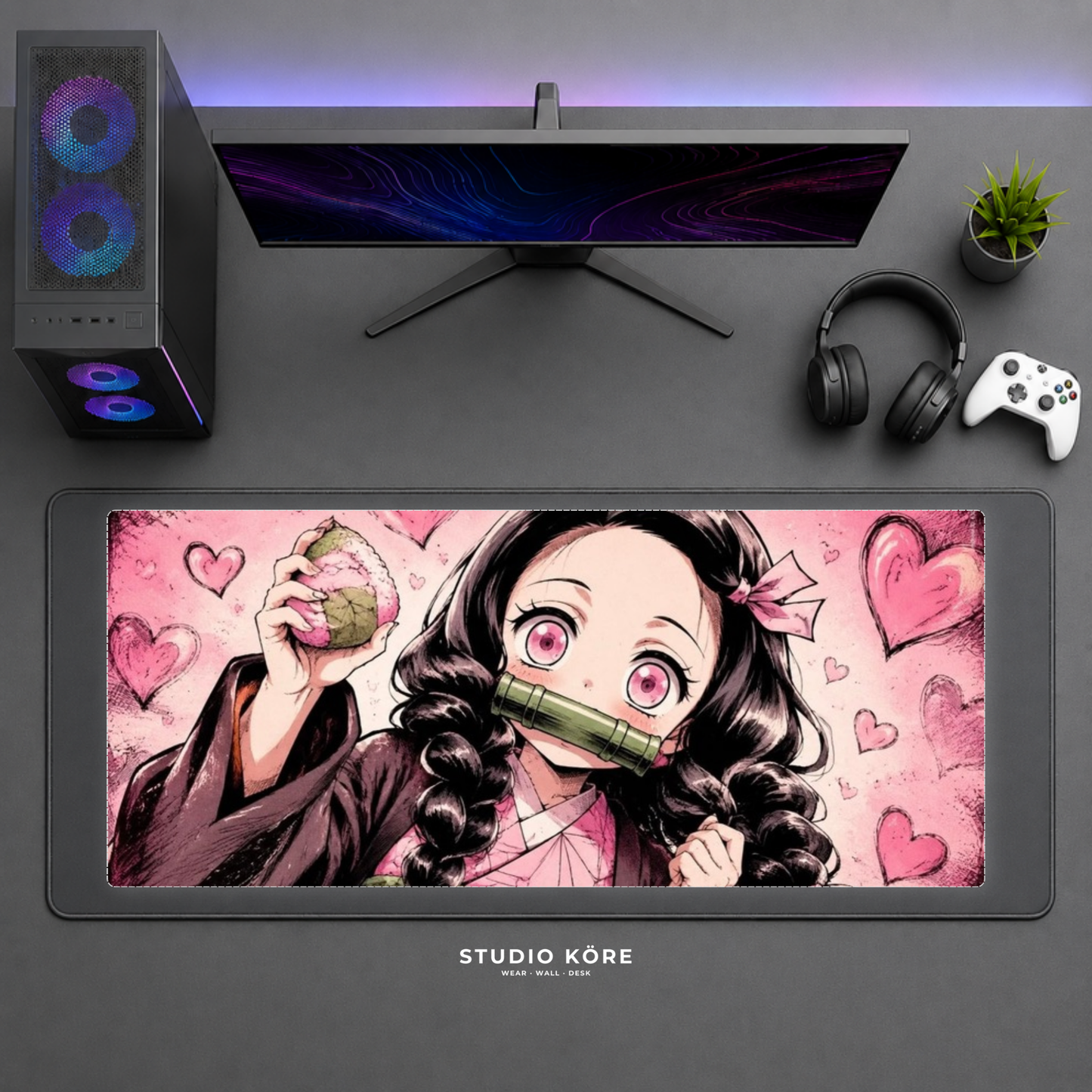Mousepad Gamer XL Demon Slayer diseño 14