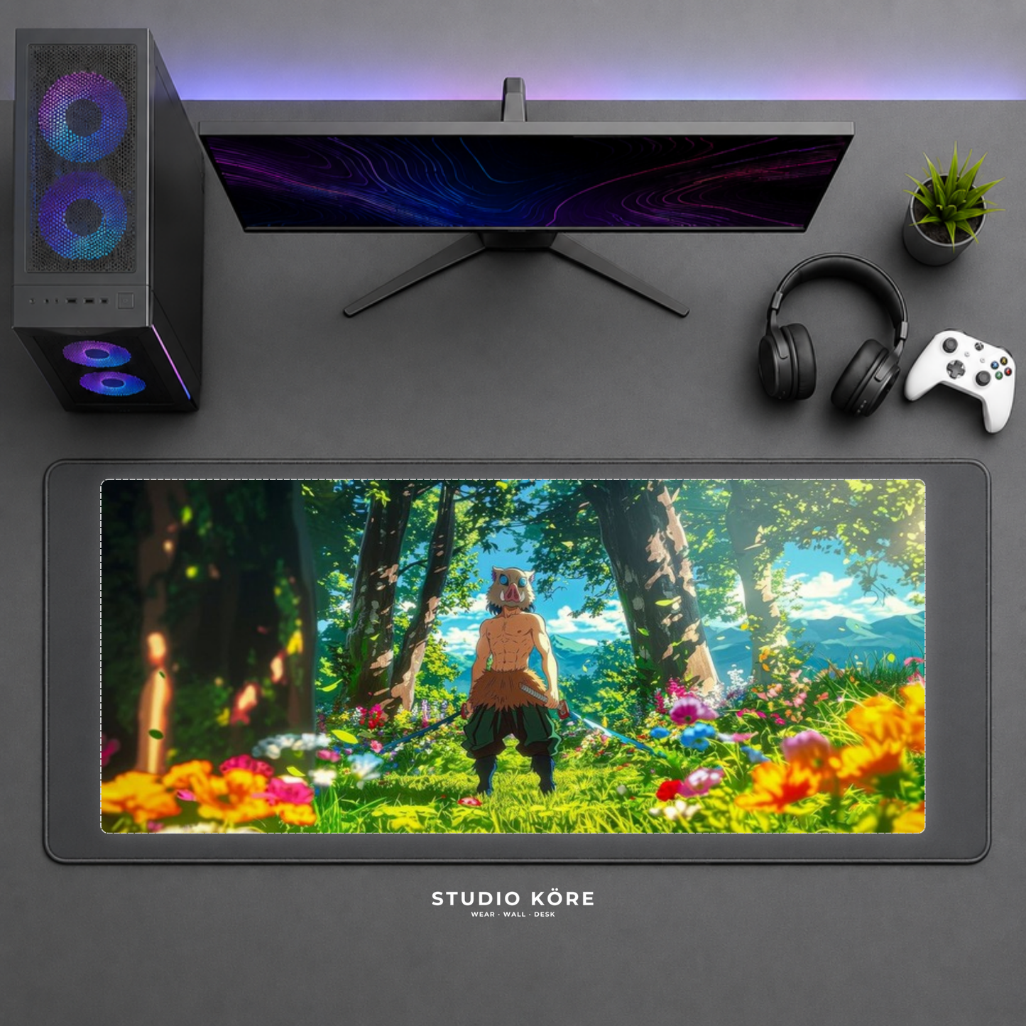 Mousepad Gamer XL Demon Slayer diseño 20