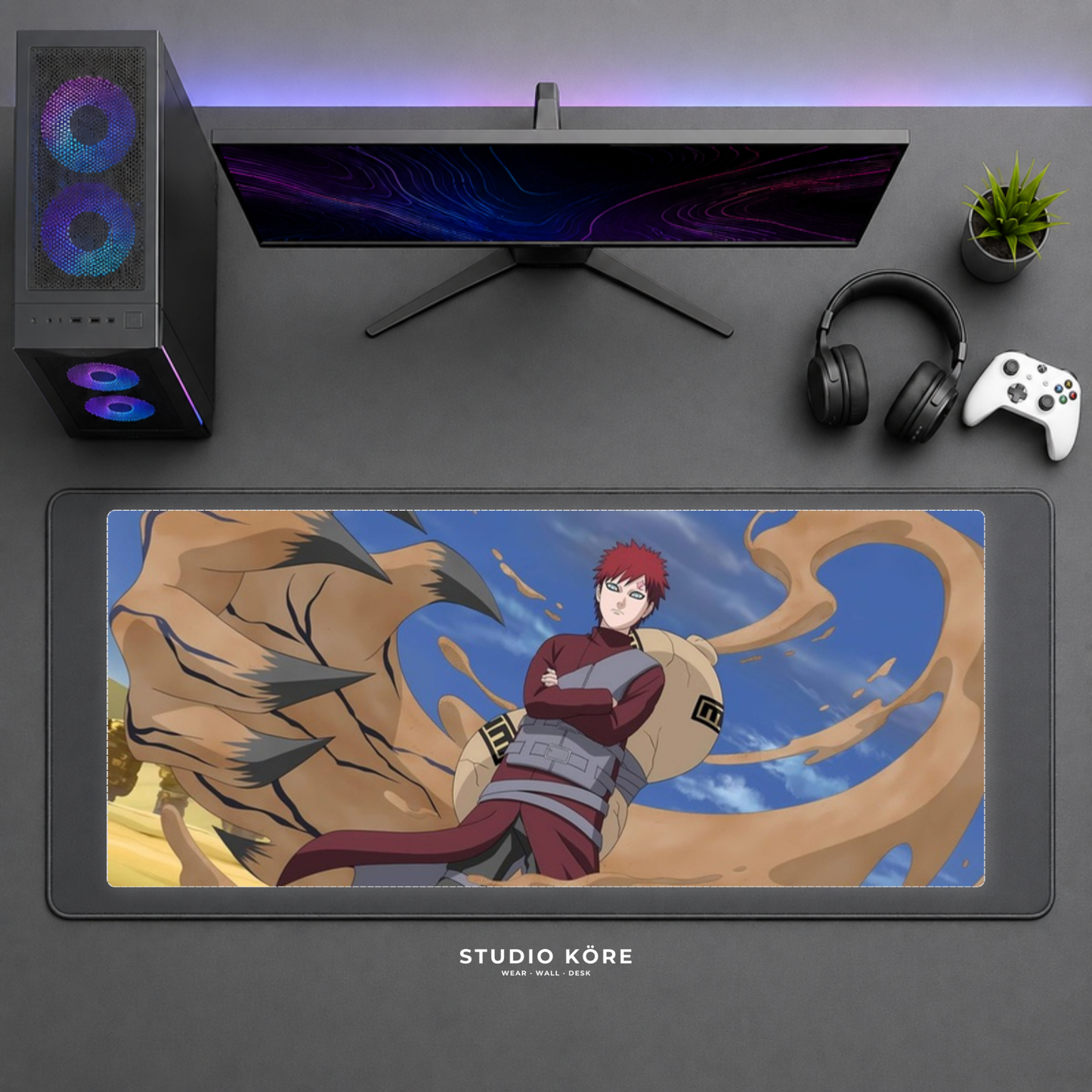 Mousepad Gamer XL Naruto diseño 24
