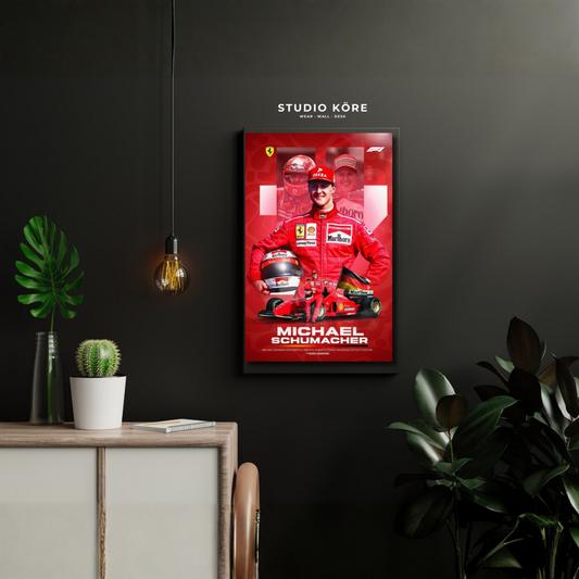 Cuadro Michael Schumacher Decorativo Premium