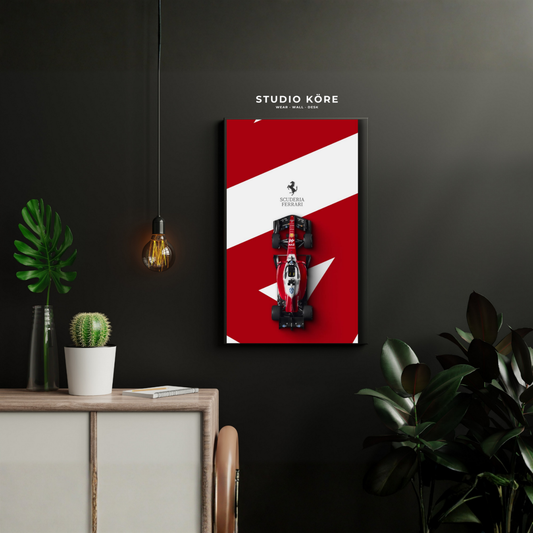 Cuadro Scuderia Ferrari Decorativo Premium