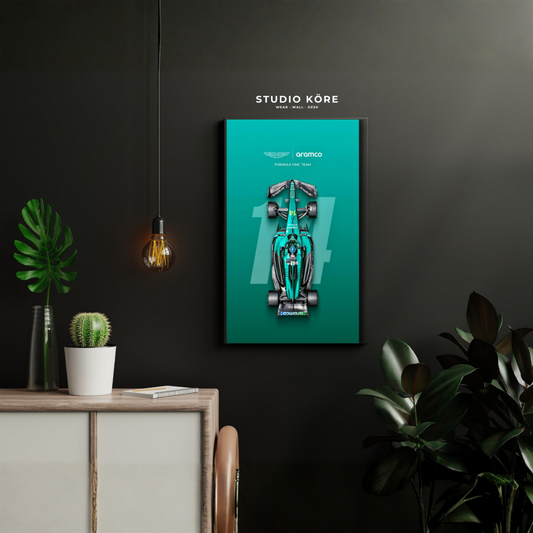 Cuadro Scuderia Aston Martin Vol1 Decorativo Premium