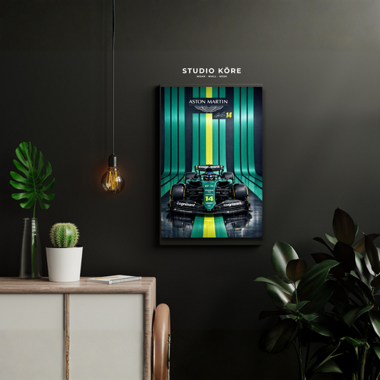 Cuadro Scuderia Aston Martin Vol2 Decorativo Premium