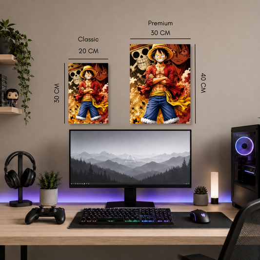 Poster Metalizado One Piece Diseño 1