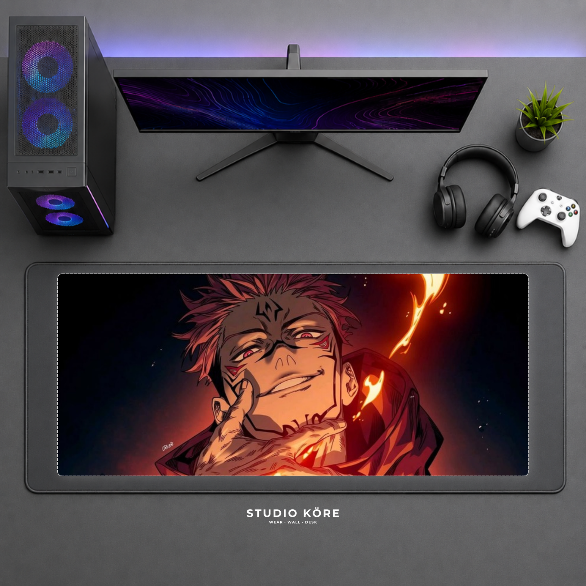 Mousepad Gamer XL Jujutsu Kaisen diseño 1