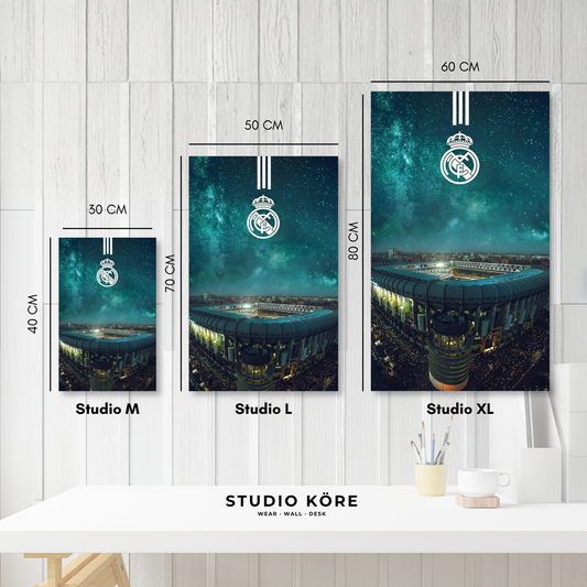 Cuadro MDF Vinilo Real Madrid FC Diseño 1