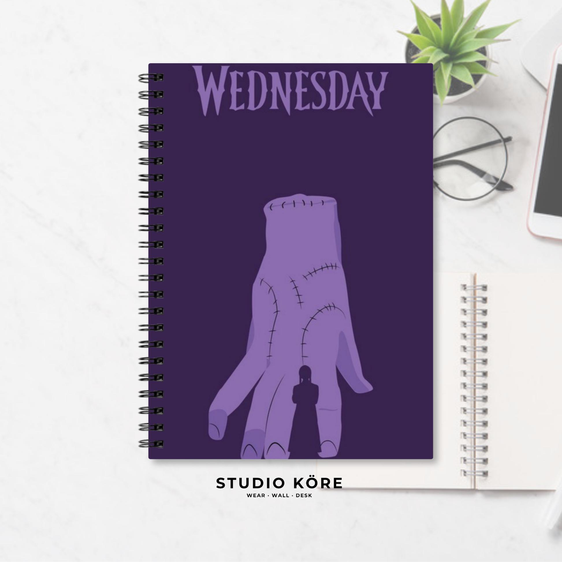 Agenda Wednesday Addams Diseño 1