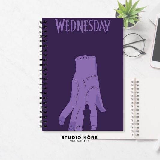 Agenda Wednesday Addams Diseño 1