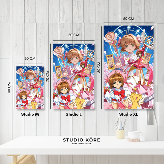 Cuadro decorativo vinilo adhesivo Cardcaptor Sakura diseño 1
