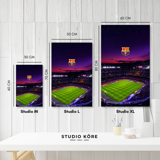 Cuadro MDF Vinilo Barcelona FC Diseño 1