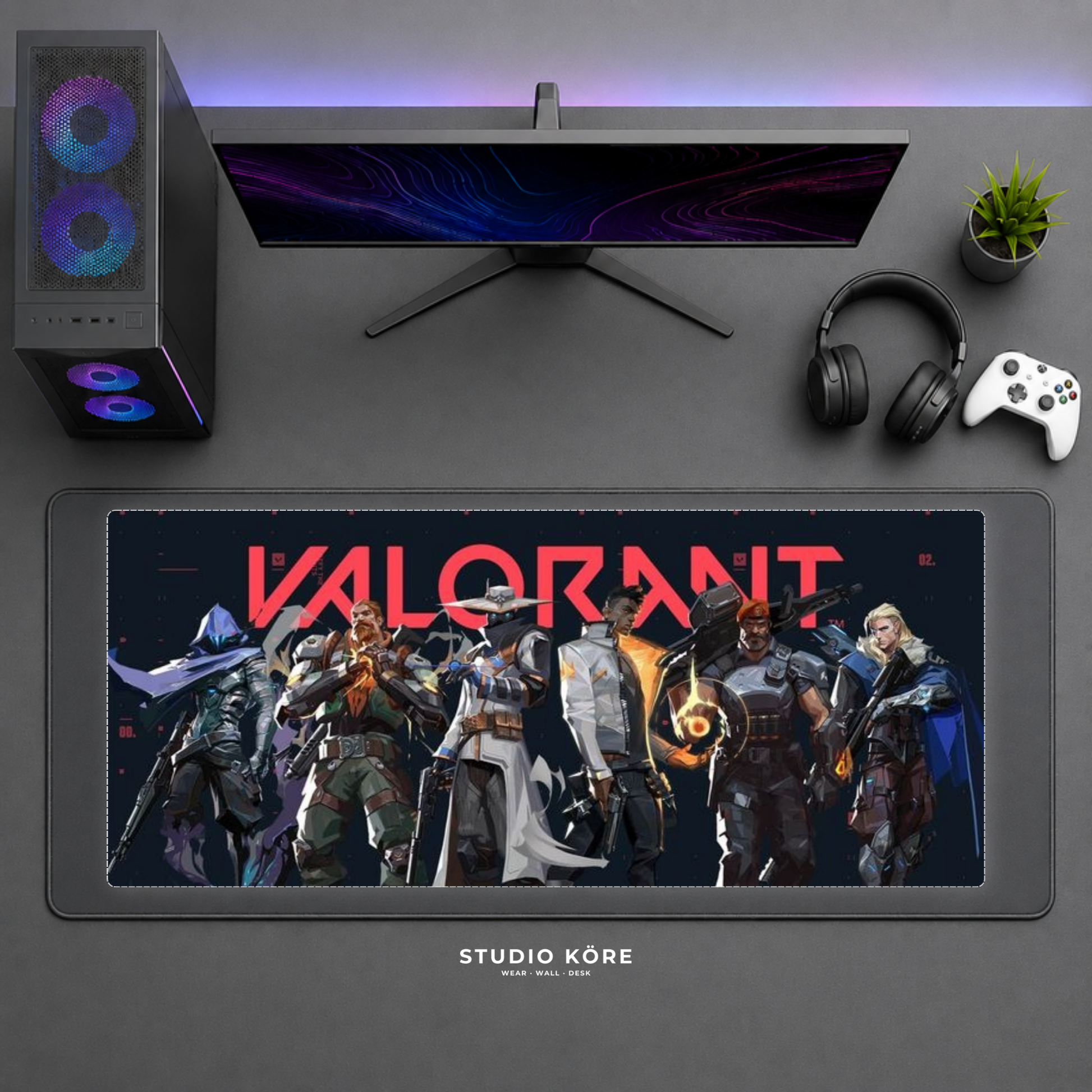 Mousepad Gamer Valorant Diseño 1