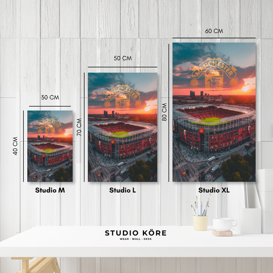 Cuadro MDF Vinilo Manchester United Diseño 1