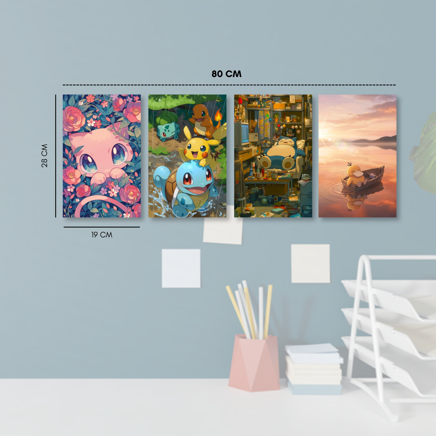 Cuadro Decorativo MDF Pokémon diseño 1