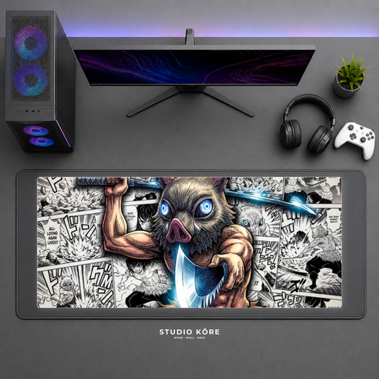 Mousepad Gamer XL Demon Slayer diseño 1