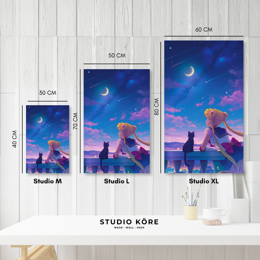 Referencia de formato: Cuadro decorativo en vinilo adhesivo MDF — imprimimos TU foto o diseño, no el que se muestra aquí