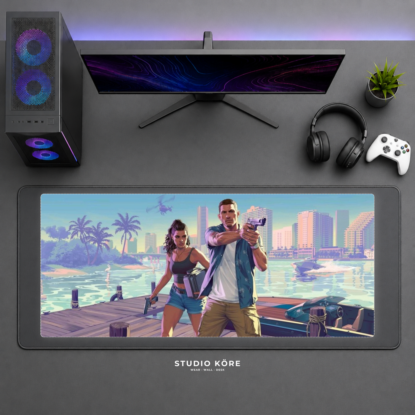 Mousepad Gamer GTA Diseño 1