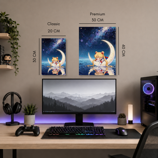 Poster Metalizado Sailor Moon Diseño 1
