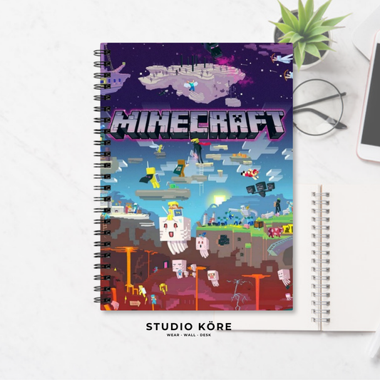 Agenda Gamer Minecraft Diseño 2