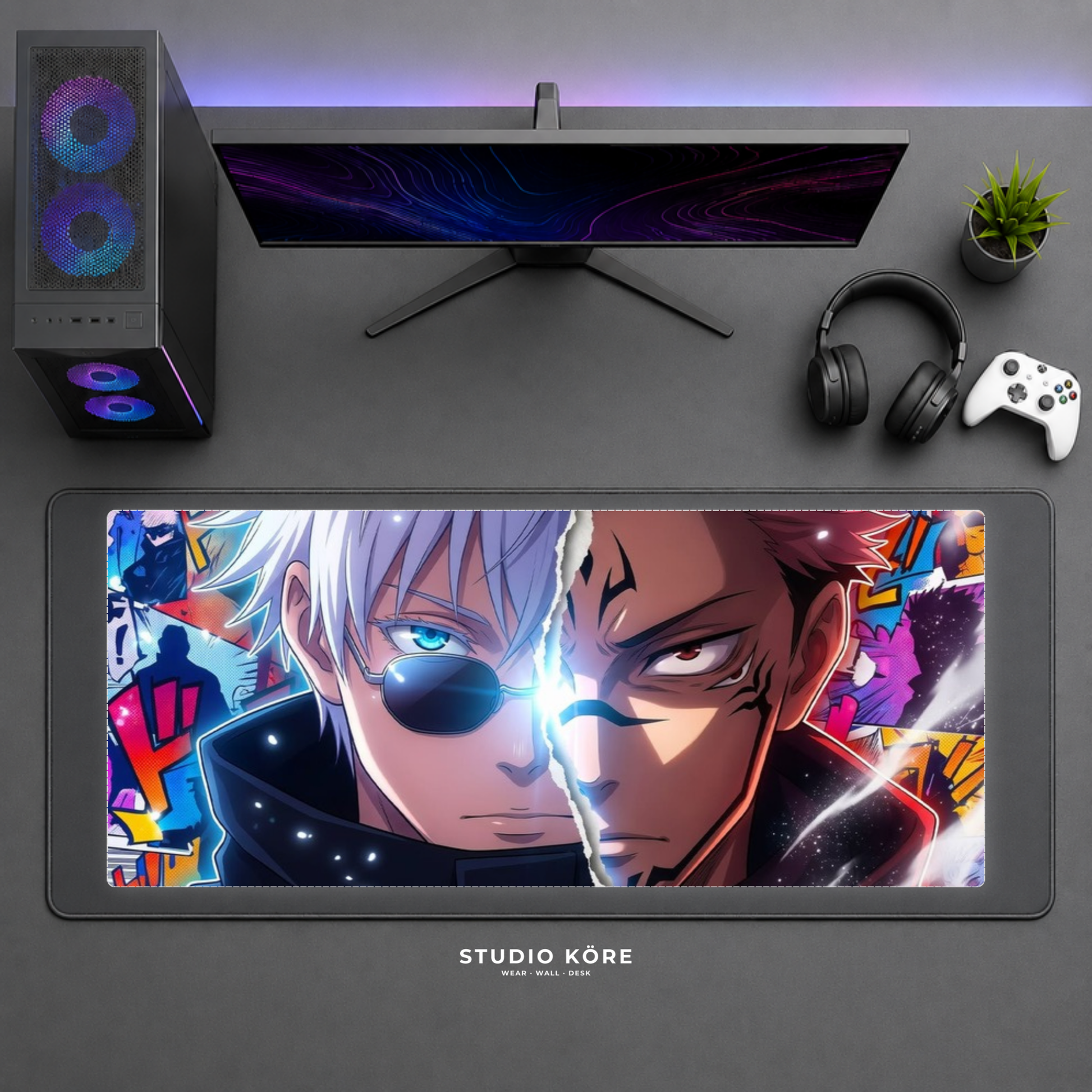 Mousepad Gamer XL Jujutsu Kaisen diseño 2