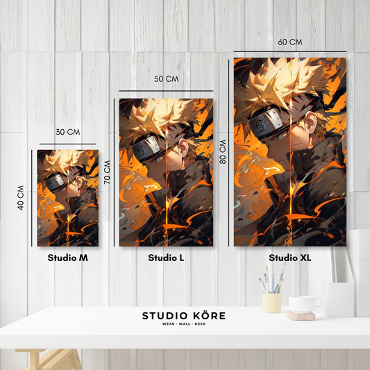 Cuadro decorativo vinilo adhesivo Naruto diseño 2