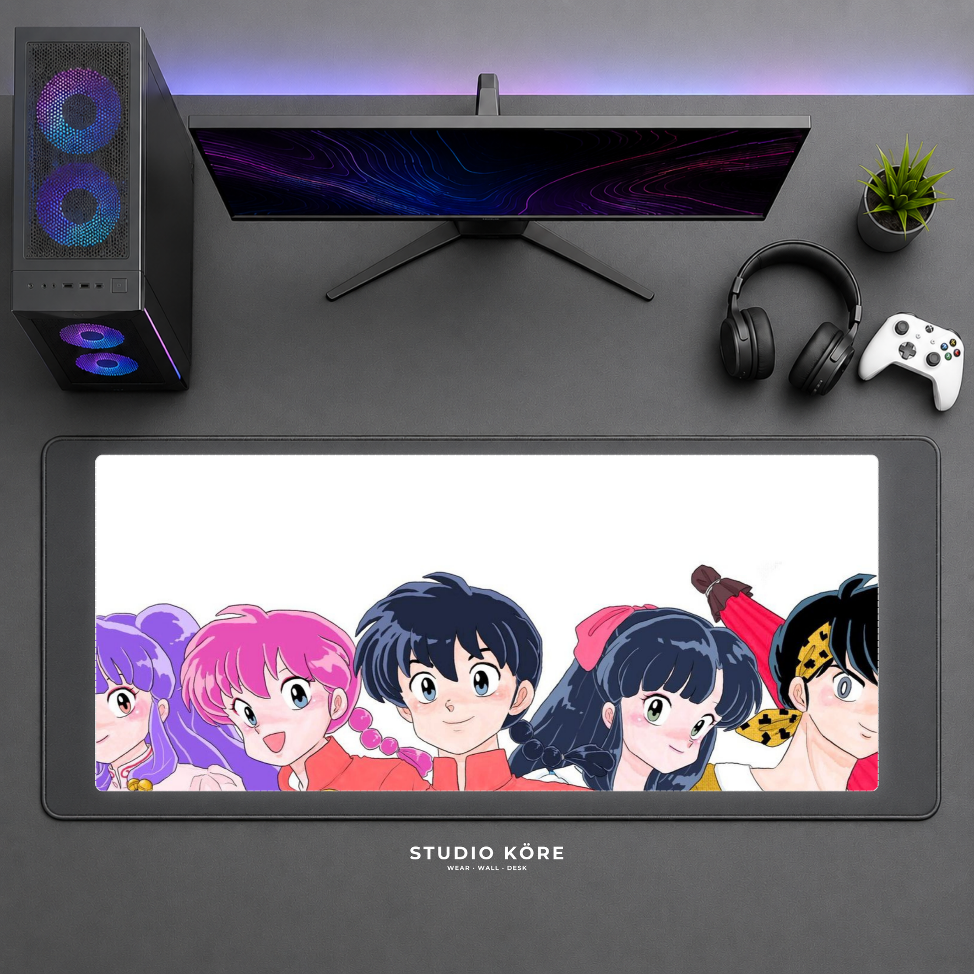Mousepad Gamer XL Ranma 1/2 Diseño 2