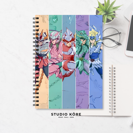 Agenda Personalizada Caballeros del Zodiaco Diseño 2