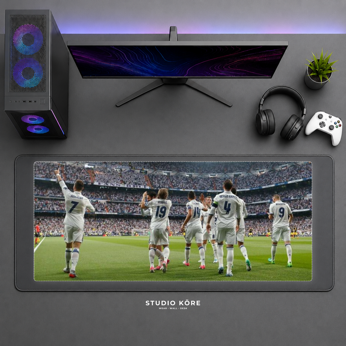 Mousepad Gamer Real Madrid FC Diseño 2