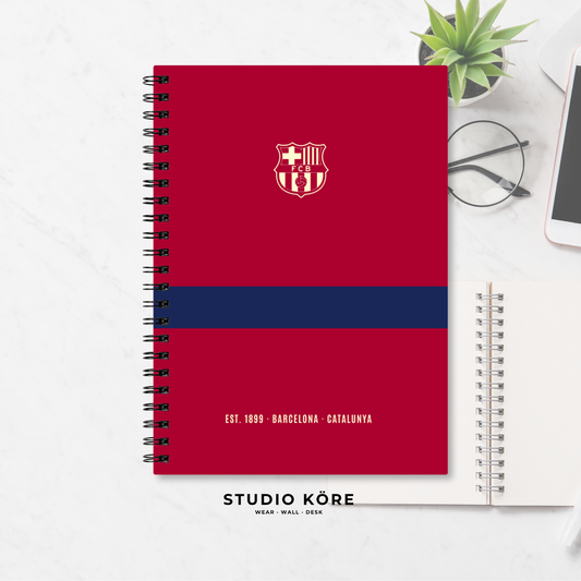 Agenda Futbolera Barcelona FC Diseño 2