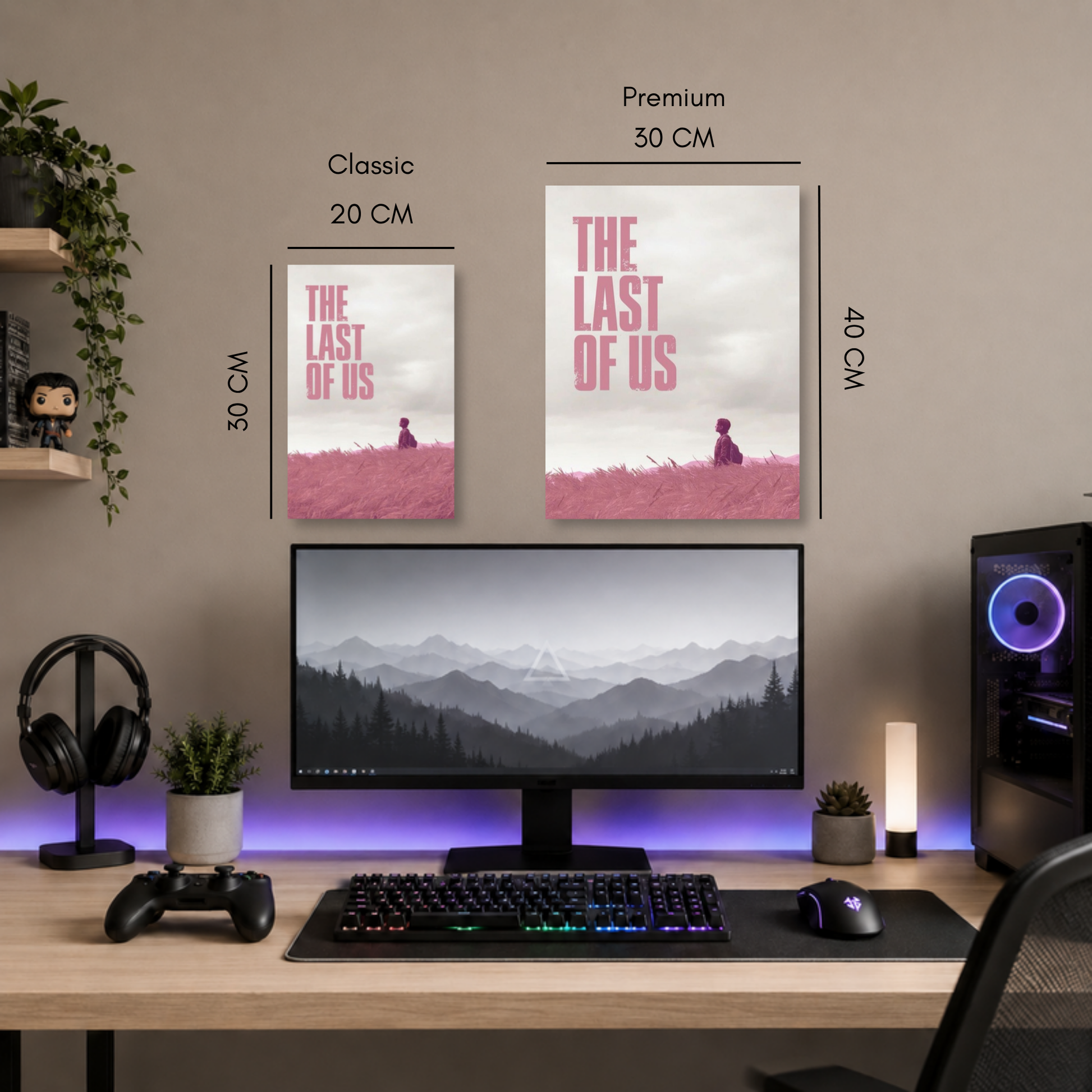 Poster Metalizado The Last of Us Diseño 3