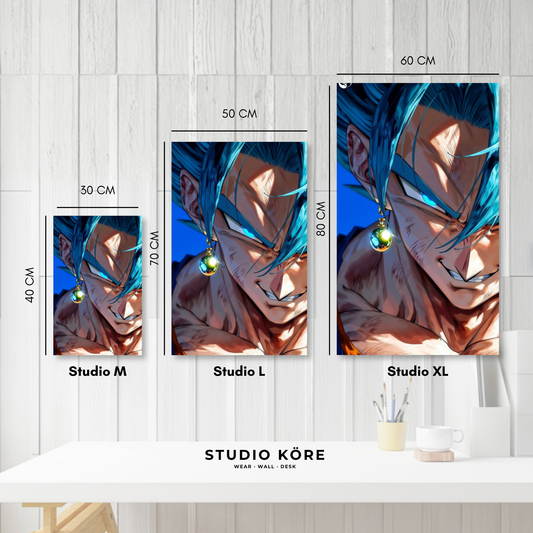 Cuadro decorativo vinilo adhesivo Dragon Ball diseño 3