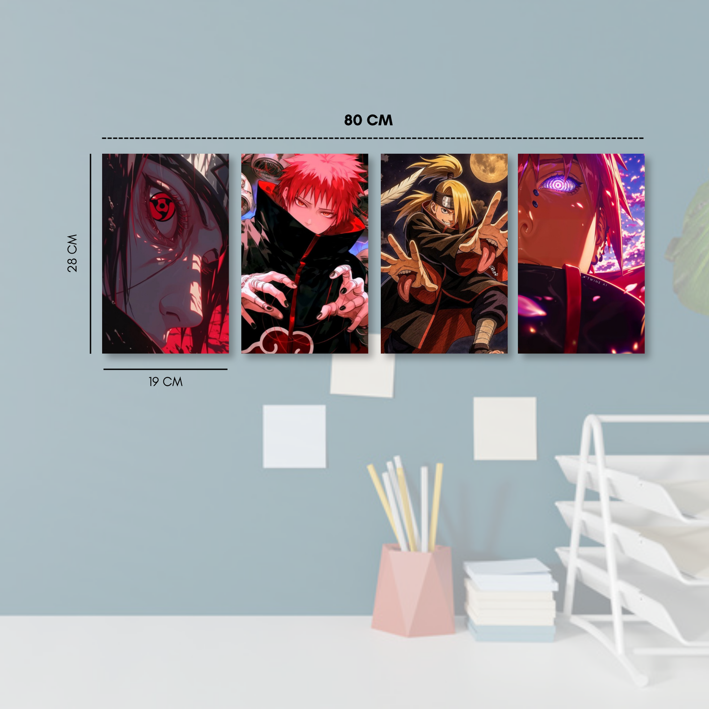 Cuadro Decorativo MDF Naruto diseño 3