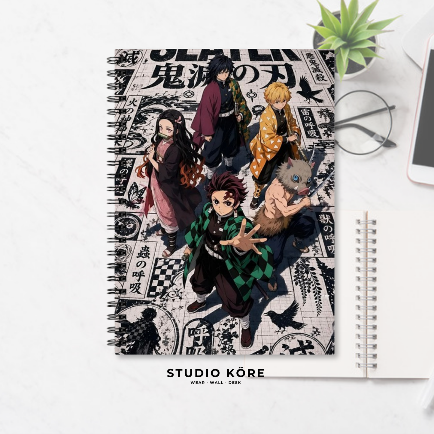 Agenda Personalizada Demon Slayer Diseño 3