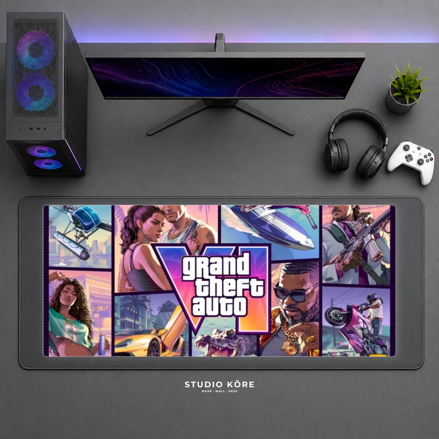 Mousepad Gamer GTA Diseño 3
