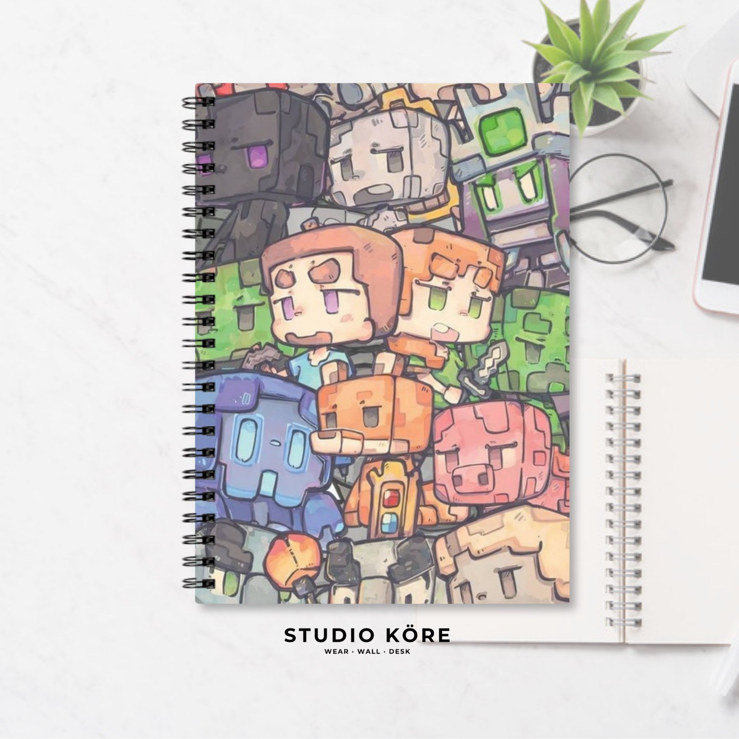 Agenda Gamer Minecraft Diseño 4