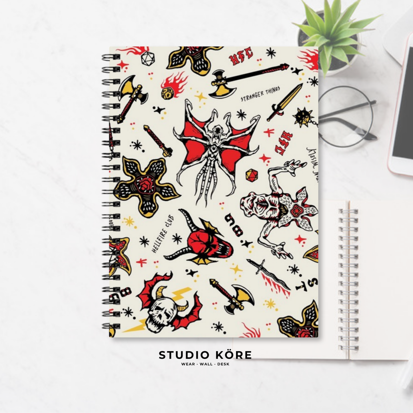 Agenda Stranger Things Diseño 4