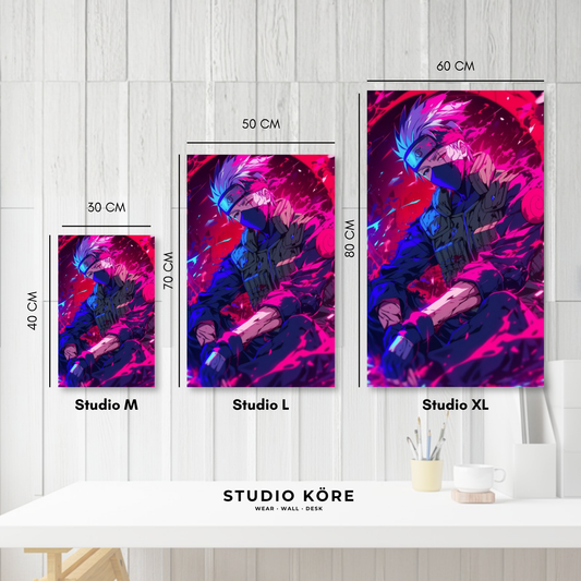 Cuadro decorativo vinilo adhesivo Naruto diseño 4