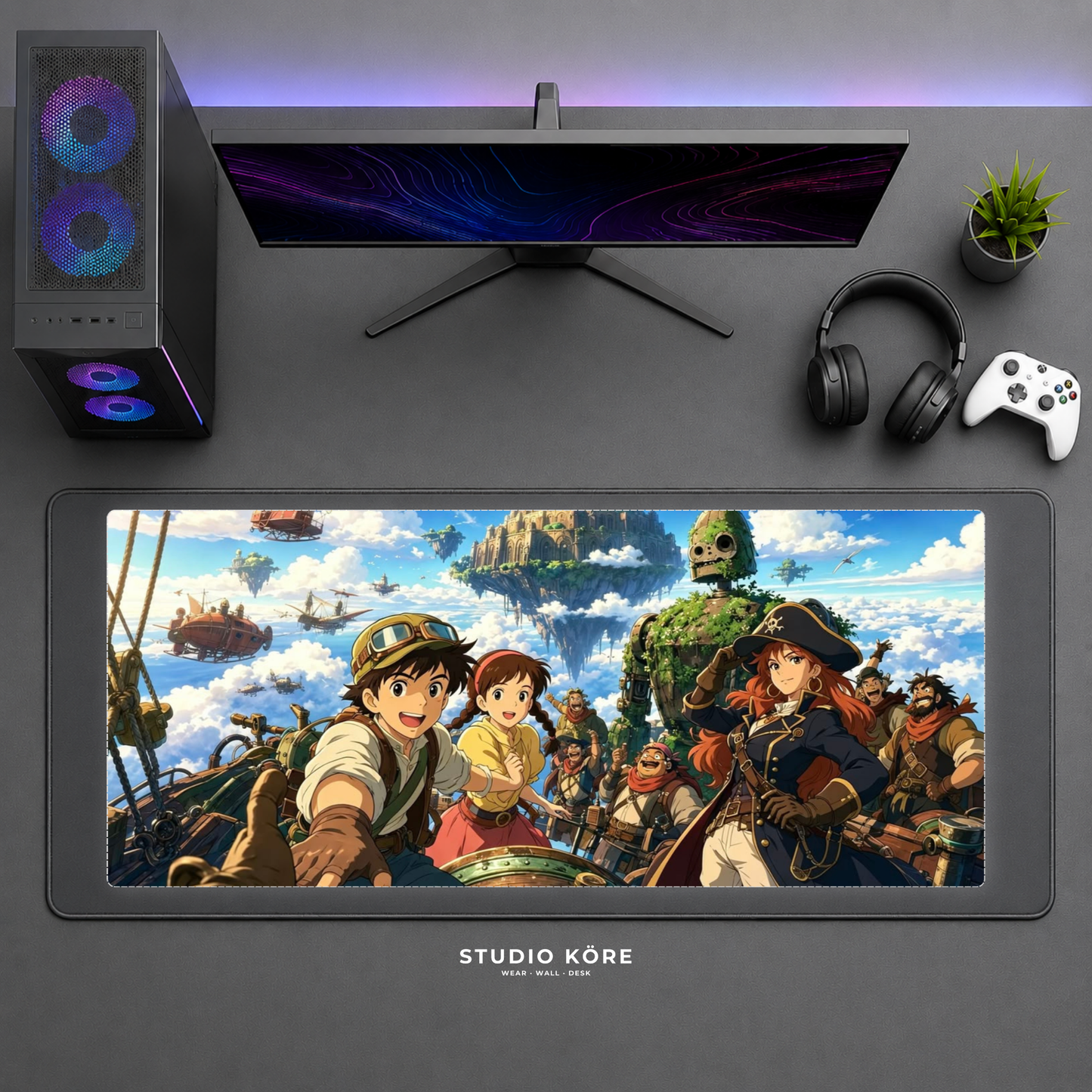 Mousepad Gamer XL Studio Ghibli Diseño 4