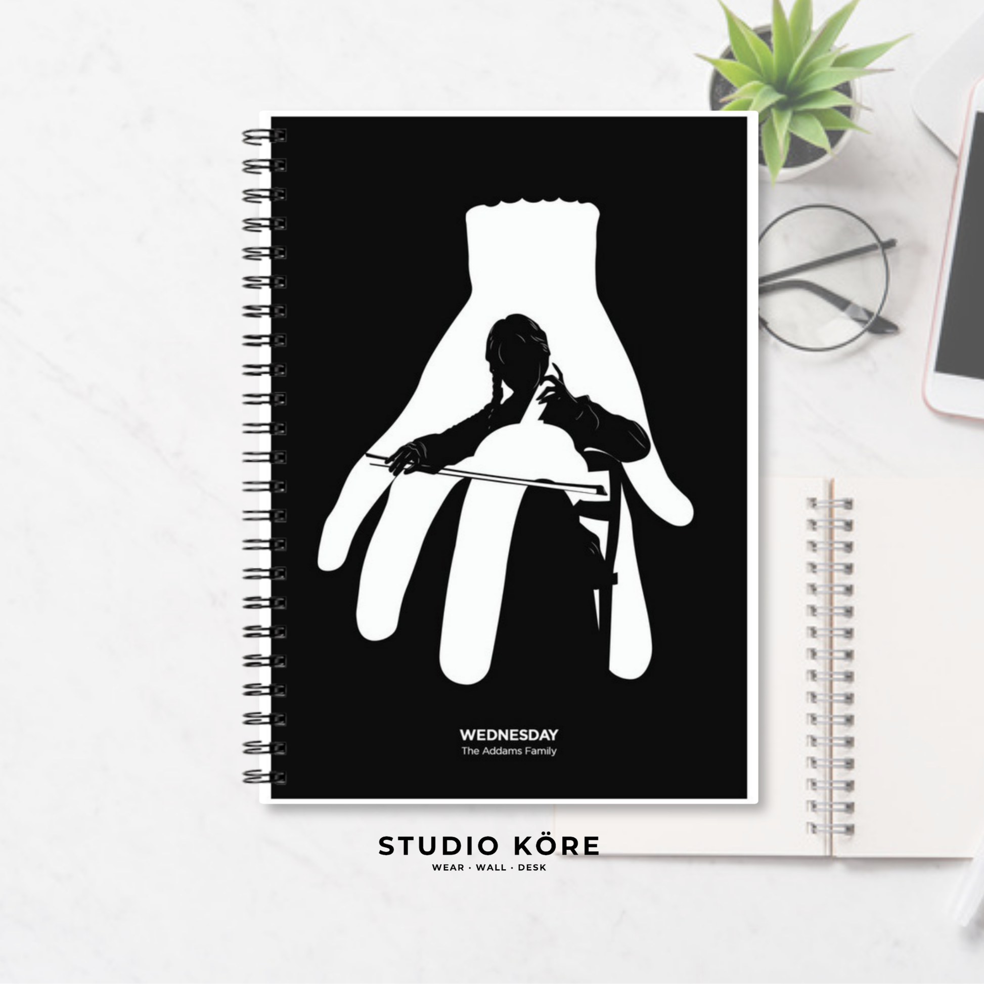 Agenda Wednesday Addams Diseño 4